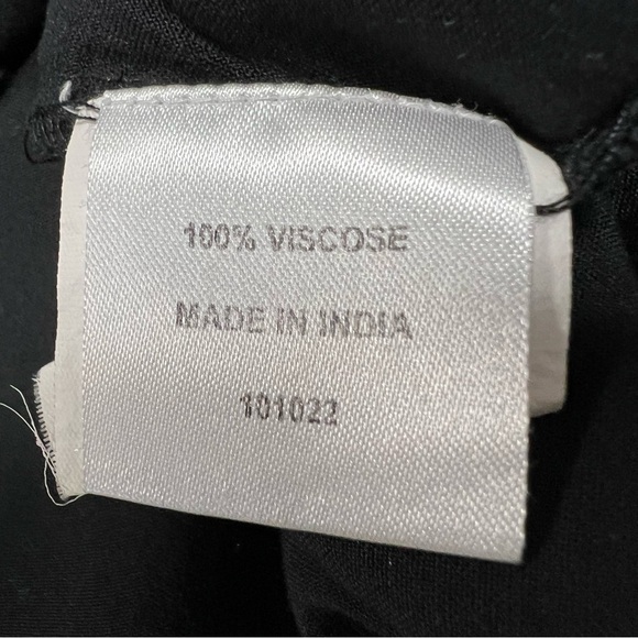 AKKRITI Black Boho Bell Sleeve Tassels Dress Viscose - Picture 5 of 10